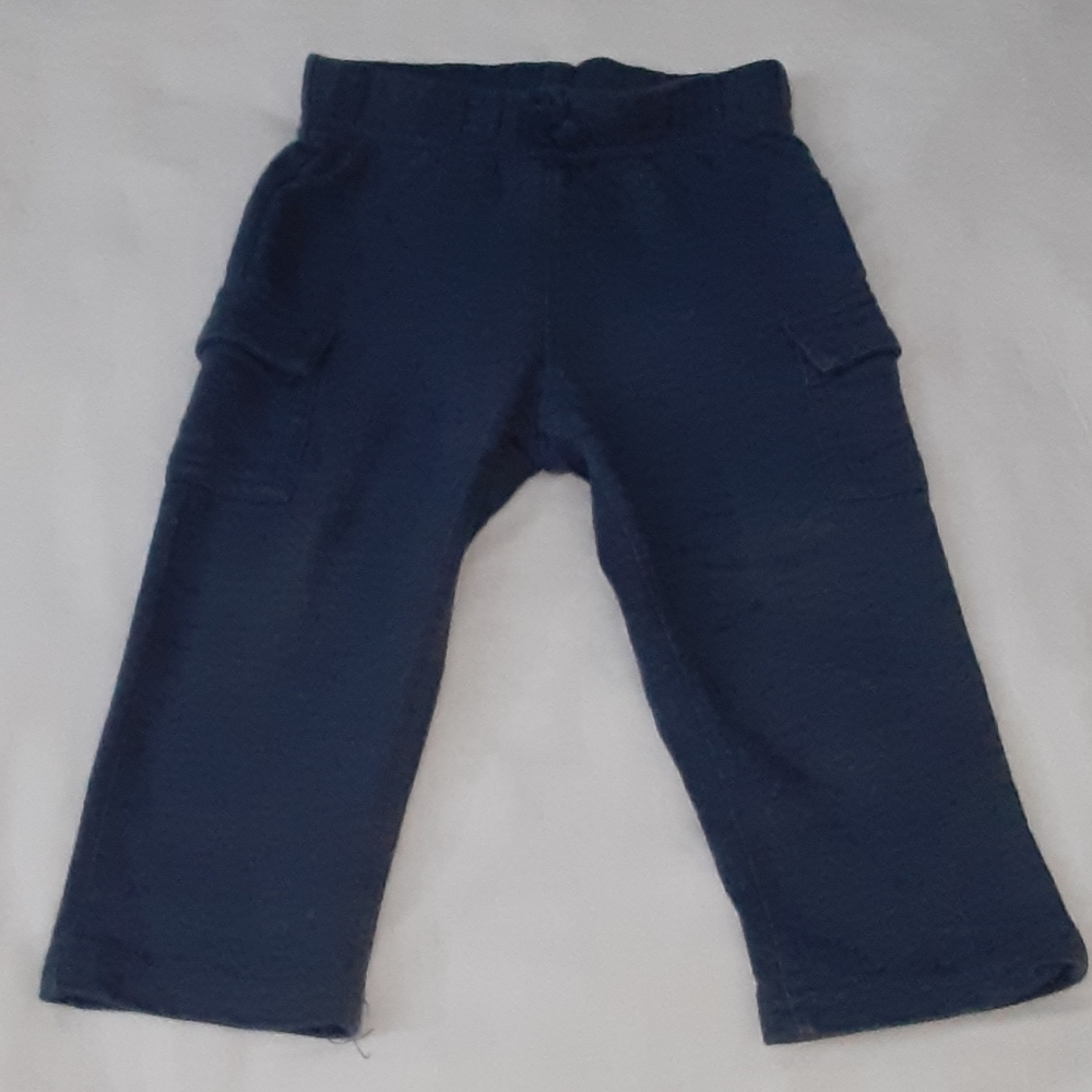 💥5/$25 Jumping Bean Boys 18M Blue Cargo Sweatpants